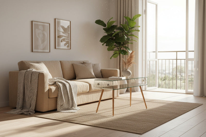 Muebles de cristal