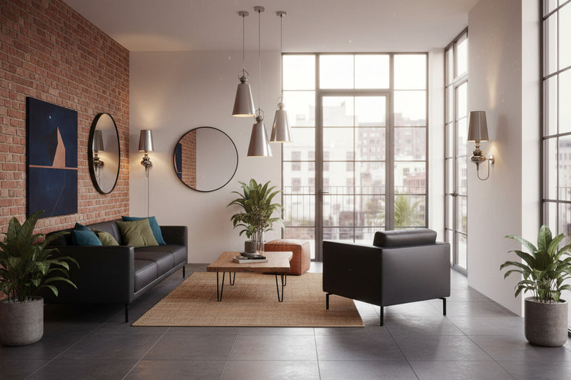 Colección de apliques de pared de diseño con líneas limpias que iluminan y decoran con elegancia cualquier espacio - Muebles Mercatoro