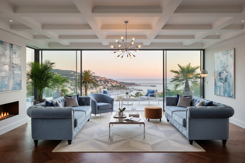 Colección de muebles de diseño inspirados en grandes clásicos, con sillón relax con reposapiés y sofás elegantes - Muebles Mercatoro