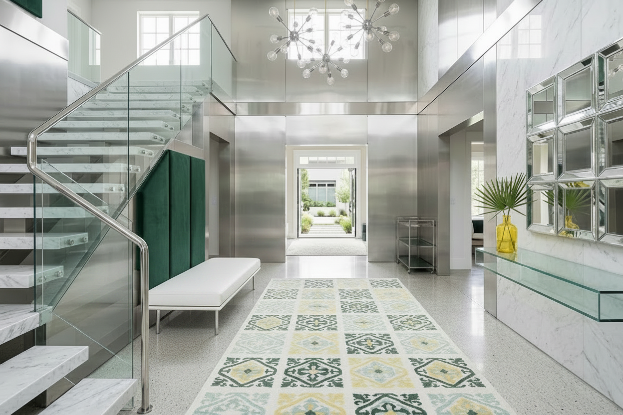 Banco BARNA tapizado blanca - diseño atemporal y construcción de calidad premium.