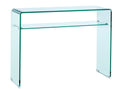 Consola CANADA (SU), cristal curvado, 100 x 33 cms