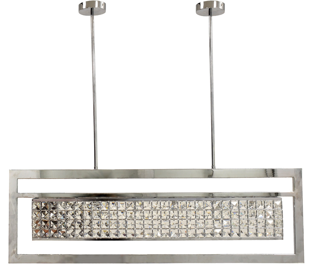 Lámpara ATRIA / colgante / metal / cristal