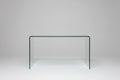 Mesa APOLO / cristal curvado / transparente / 125x70 cms