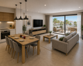 Mueble de TV Philippa en roble y gris oscuro con diseño sostenible FSC, ideal para salones modernos en Los Balcones y Torrevieja - Muebles Mercatoro.