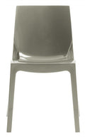 Silla ANTARTIDA, polipropileno, gris perla alto brillo