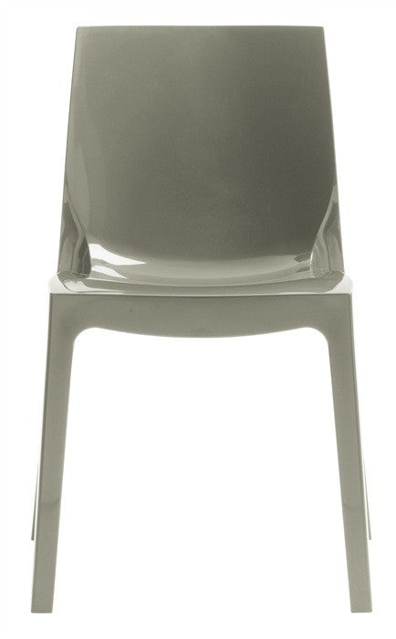 Silla ANTARTIDA, polipropileno, gris perla alto brillo