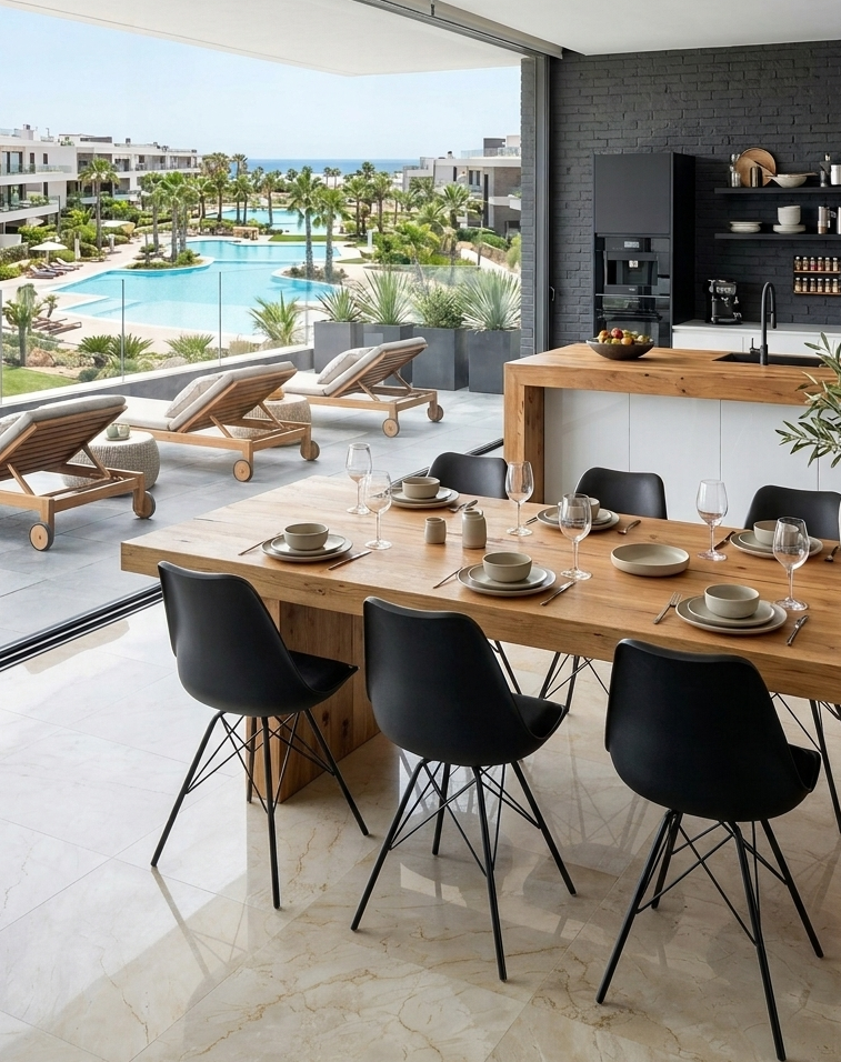 La silla de diseno BELLA base negra en Alicante - Muebles Mercatoro