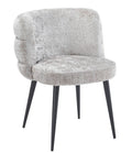 Silla tapizado gris Berg con pats metalicas en la Costa Blanca