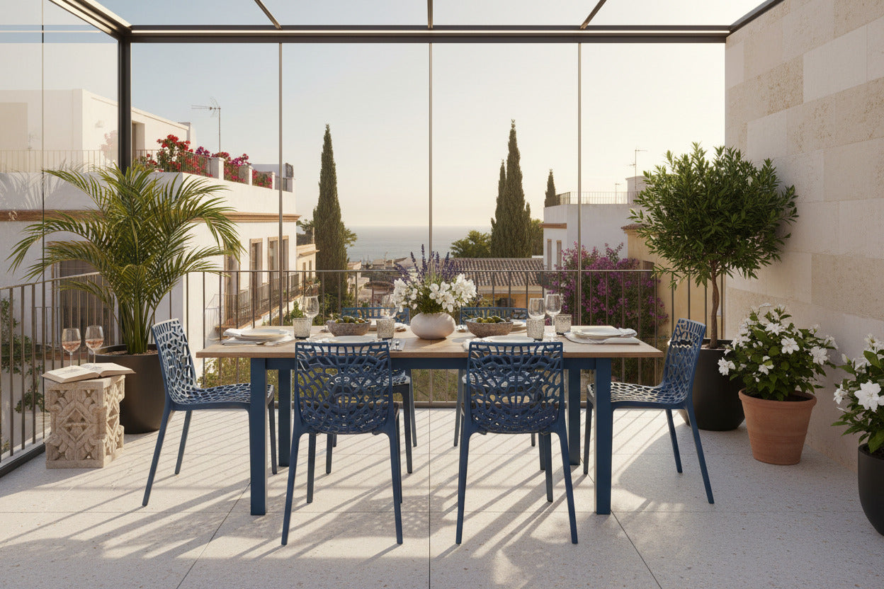 Silla CAPRICHO / azul acero