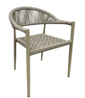 Sillón CANNES / aluminio / cuerda beige