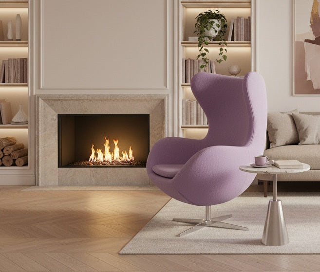 Sillón EG SH047, tapizado cachemira lila 47