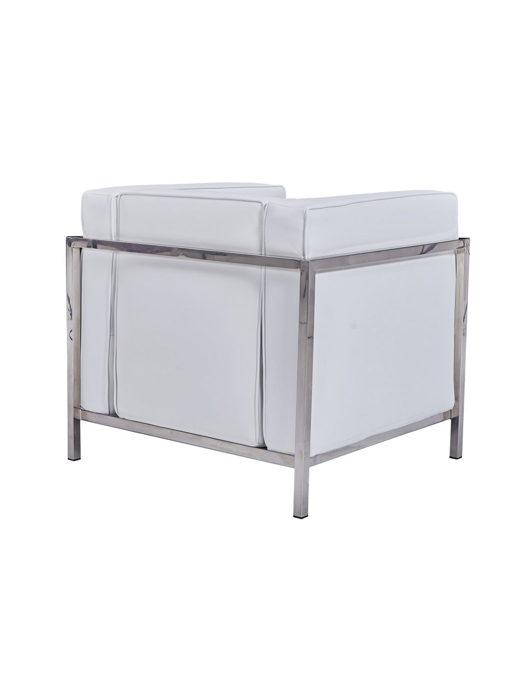 Sillón de alta gama blanco para salas de espera premium y despachos profesionales contemporáneos