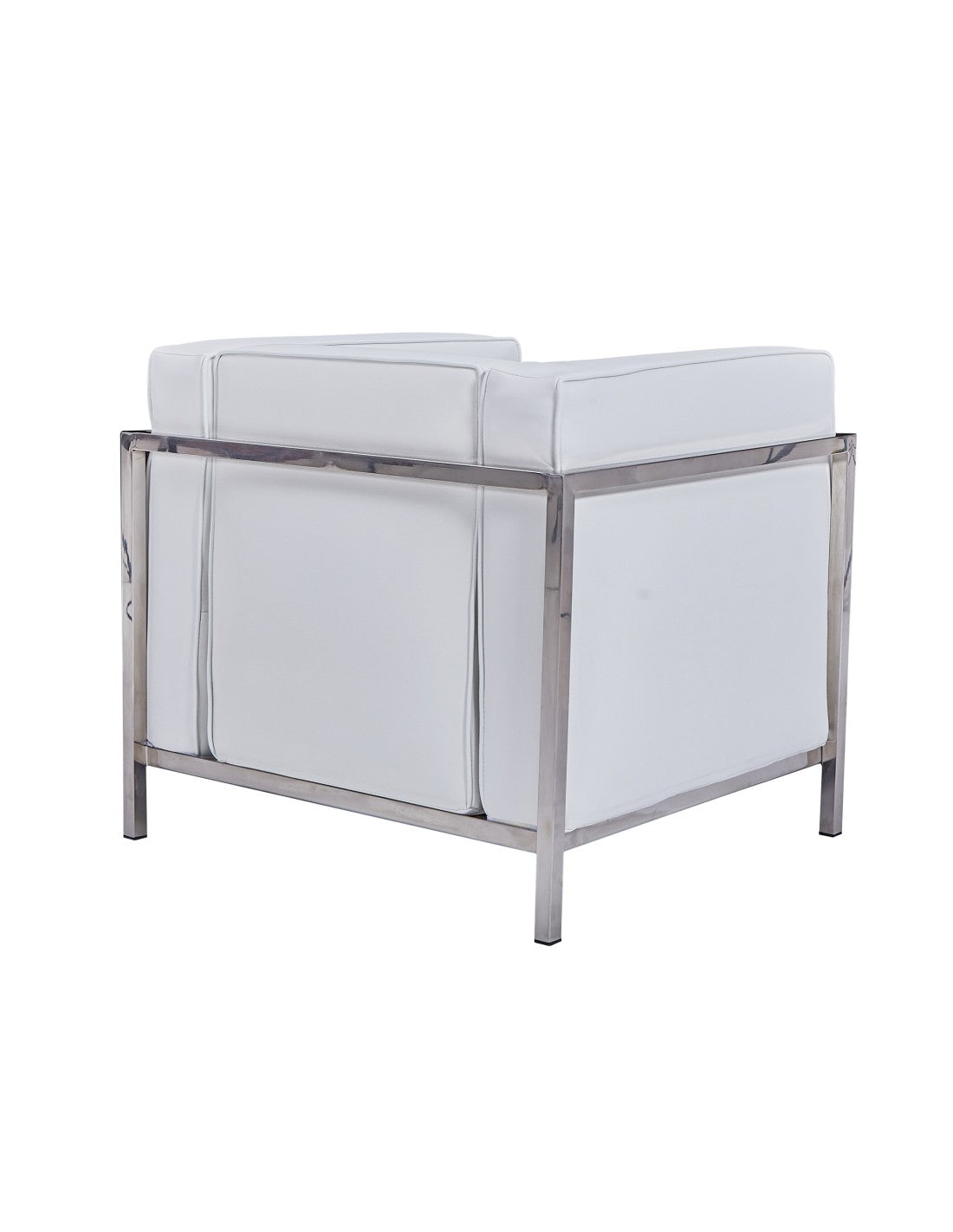 Sillón de alta gama blanco para salas de espera premium y despachos profesionales contemporáneos