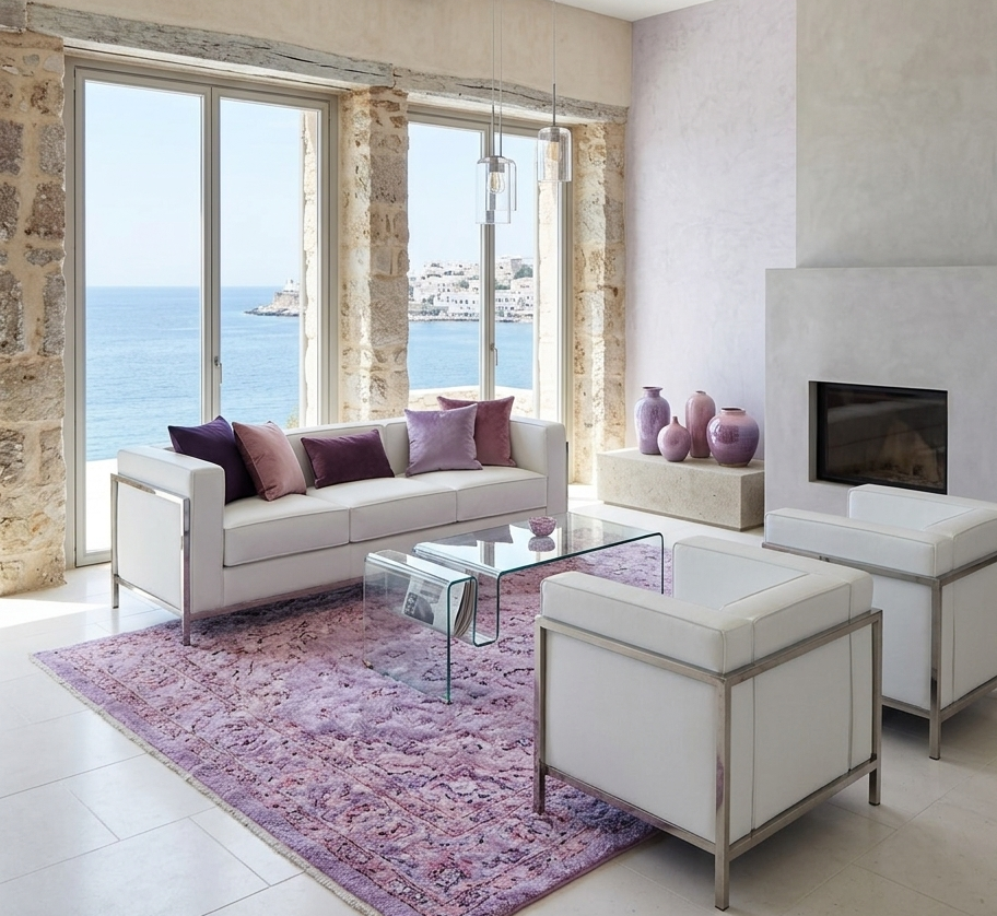 Sillón LOBBY, acero inoxidable, similpiel blanca