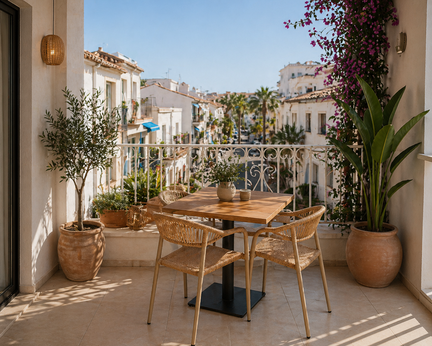Sillón Monaco con ratán y tejido Teslin, certificado para uso exterior, ofrece una resistencia superior al agua y a los rayos UV en Los Altos