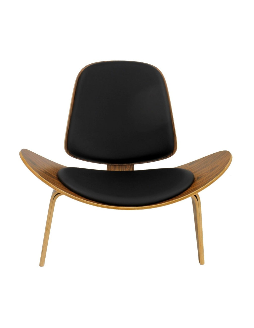 Sillón moderno NORDIC en madera de palo rosa para salones de lujo en Murcia, Málaga y Sevilla