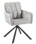 sillón de diseño vaduz en Alicante destaca por su sofisticado tapizado en color gris